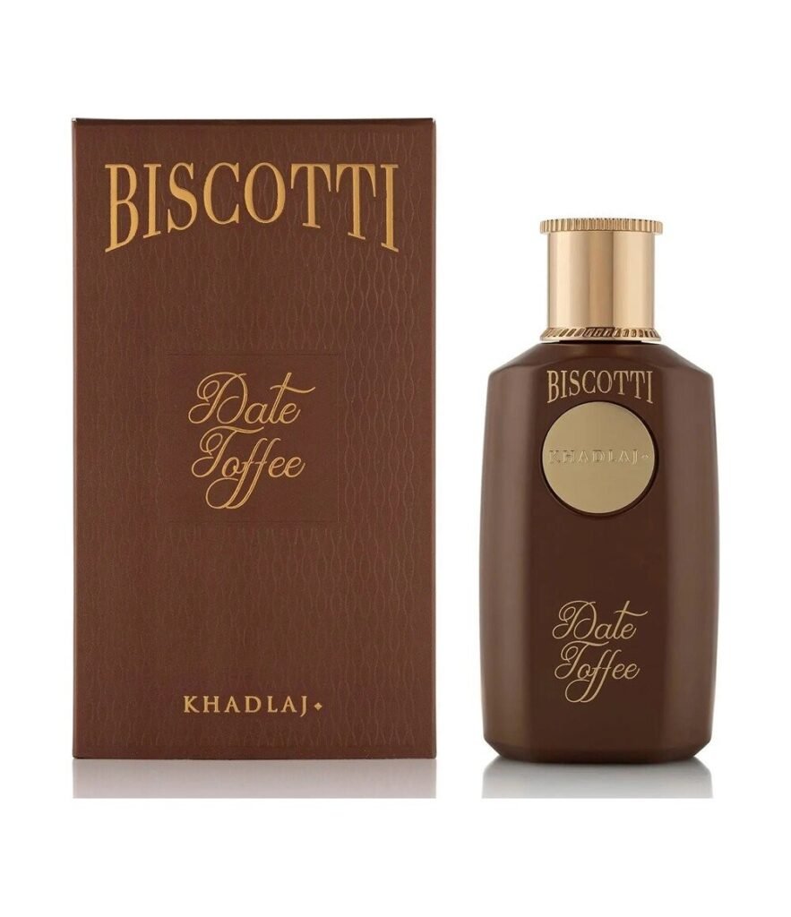 Khadlaj Biscotti Date Toffee by Khadlaj 100ml Extrait De Parfum — bottle photo