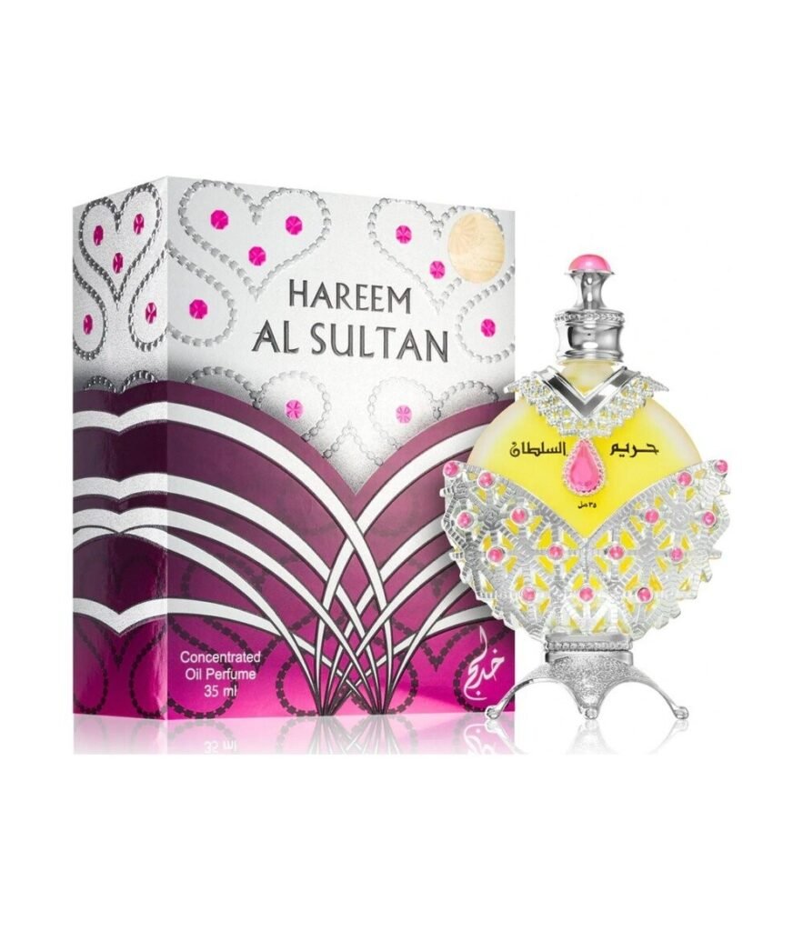 Khadlaj Hareem Al Sultan Silver Oil by Khadlaj 35ml Perfume Oil — bottle photo