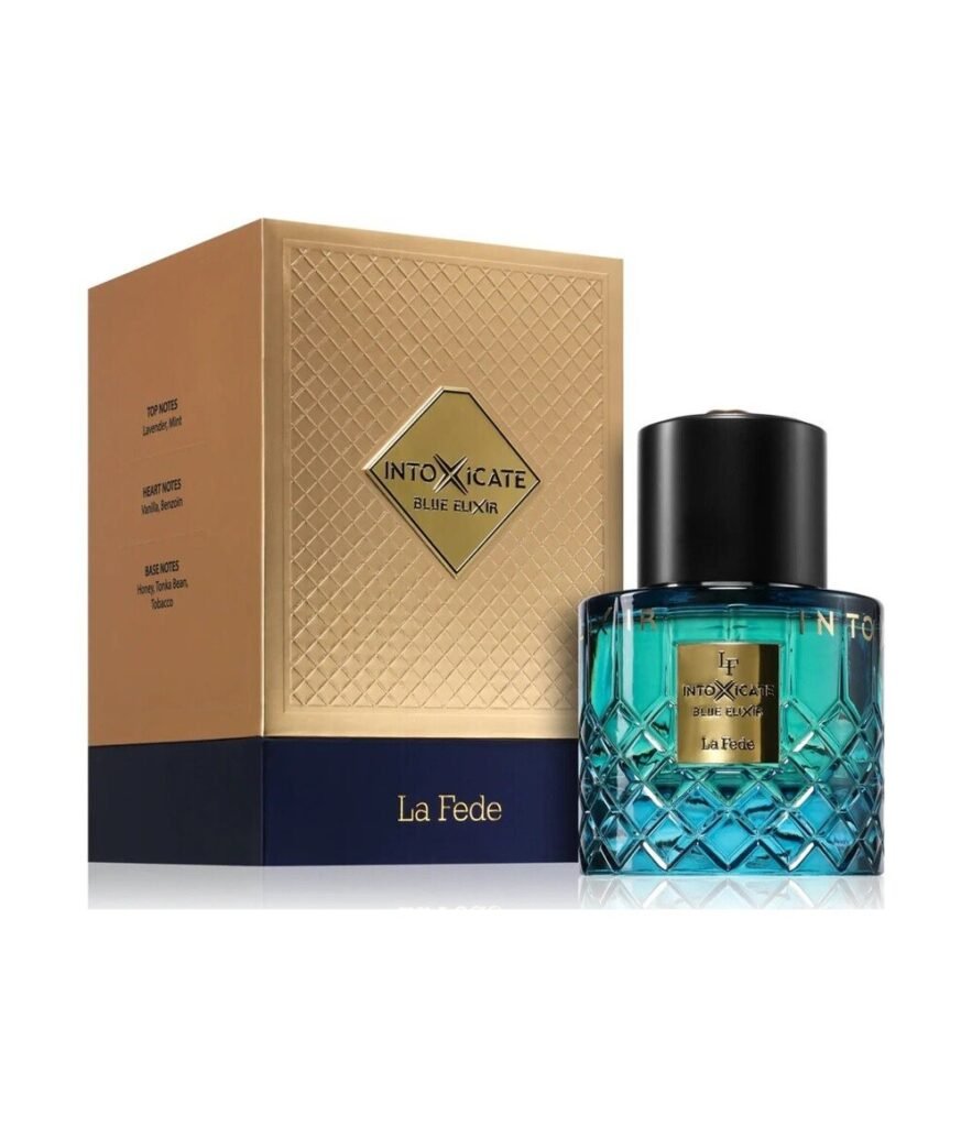 Khadlaj La Fede Intoxicate Blue Elixir by Khadlaj 100ml Eau De Parfum — bottle photo