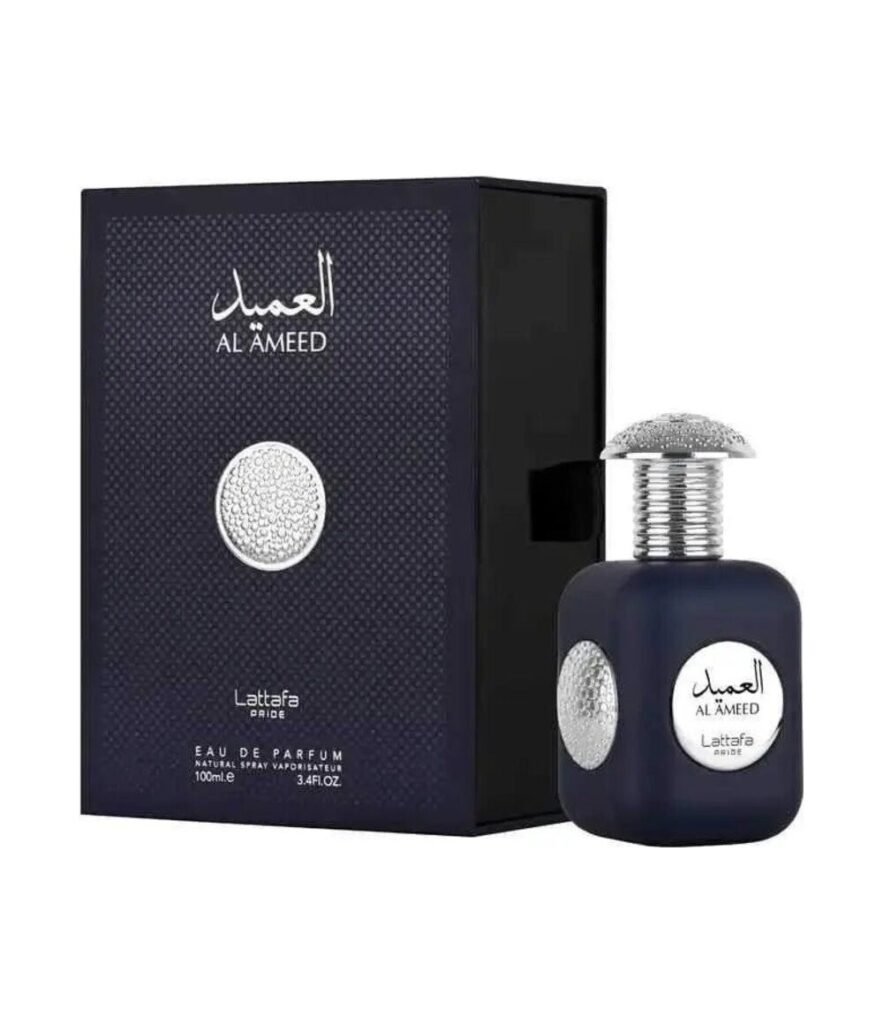 Lattafa Al Ameed Silver – Pride by Lattafa 100ml Eau De Parfum — bottle photo