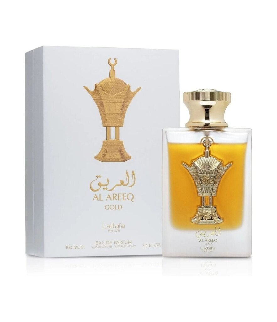 Lattafa Al Areeq Gold Pride by Lattafa 100ml Eau De Parfum — bottle photo
