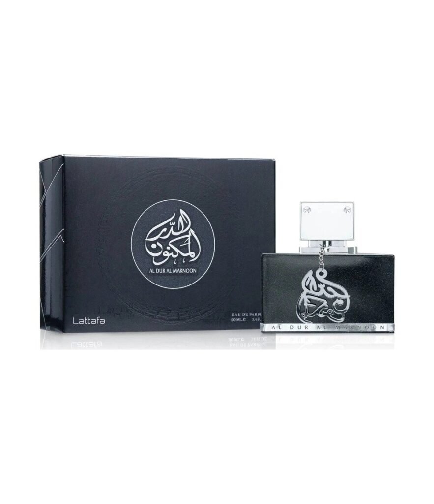 Lattafa Al Dur Al Maknoon Silver by Lattafa 100ml Eau De Parfum — bottle photo