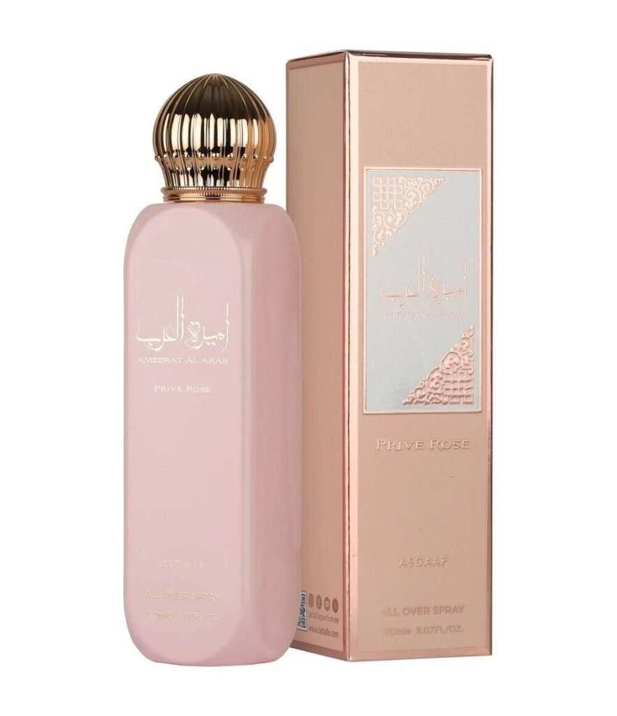 Lattafa Ameerat Al Arab Prive Rose All Over by Lattafa 150ml — bottle photo