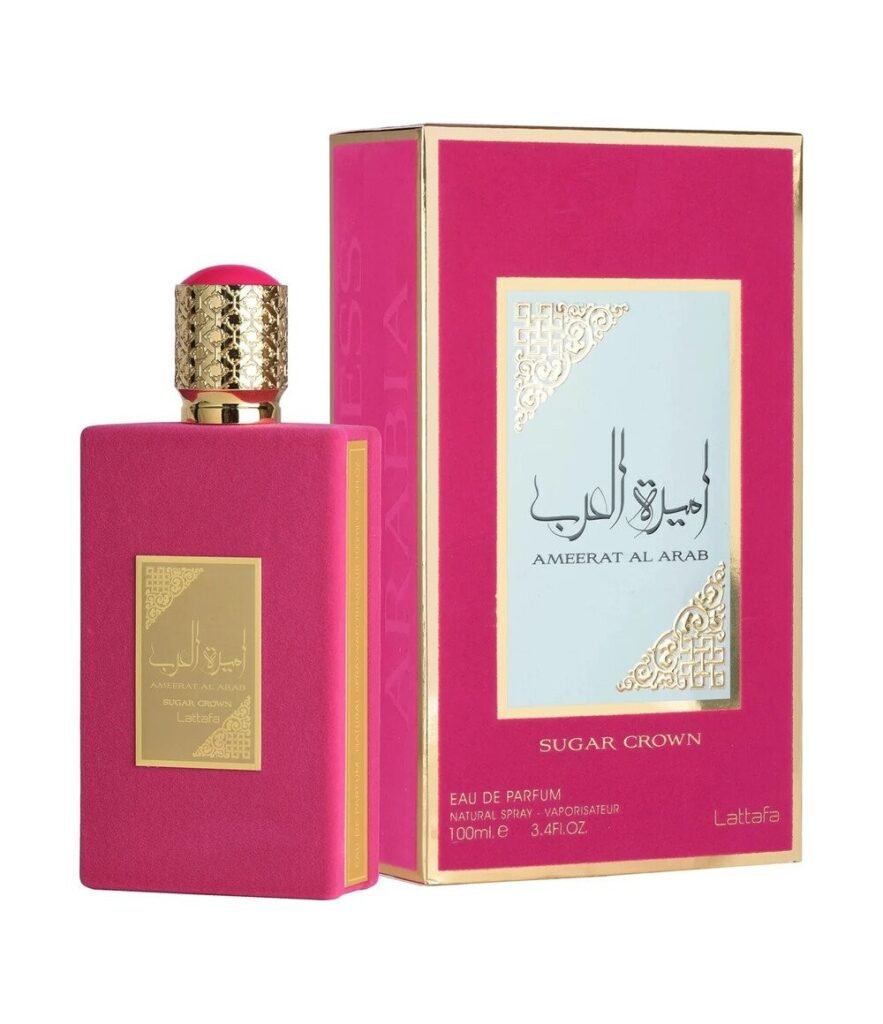 Lattafa Ameerat Al Arab Sugar Crown by Lattafa 100ml EDP — bottle photo