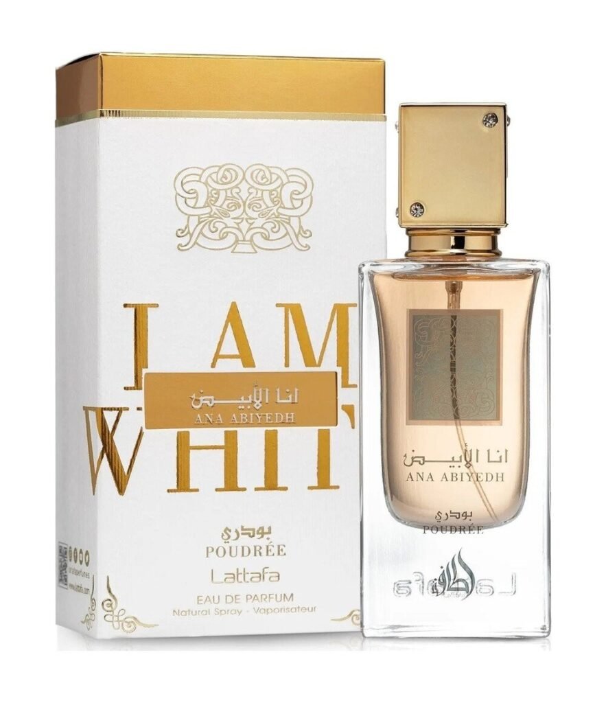 Lattafa Ana Abiyedh Poudree by Lattafa 60ml Eau De Parfum — bottle photo