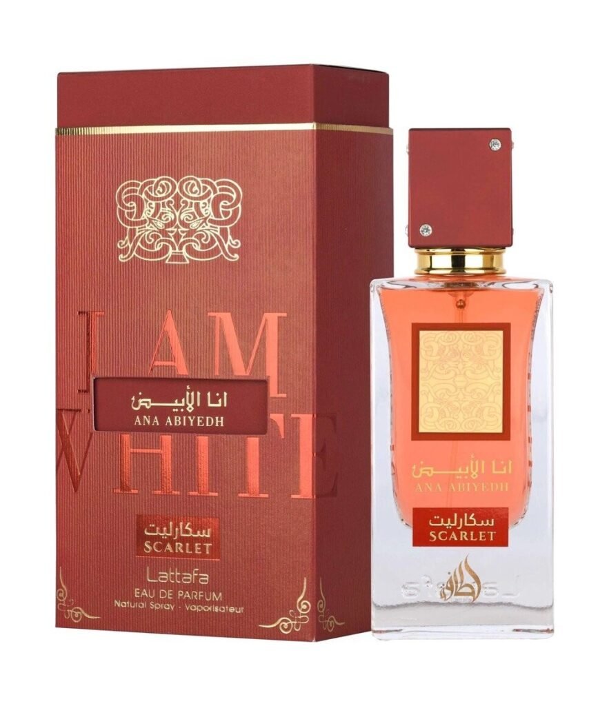 Lattafa Ana Abiyedh Scarlet by Lattafa 60ml Eau De Parfum — bottle photo