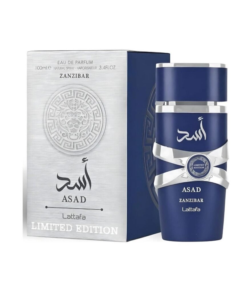 Lattafa Asad Zanzibar Limited Edition by Lattafa 100ml Eau De Parfum — bottle photo