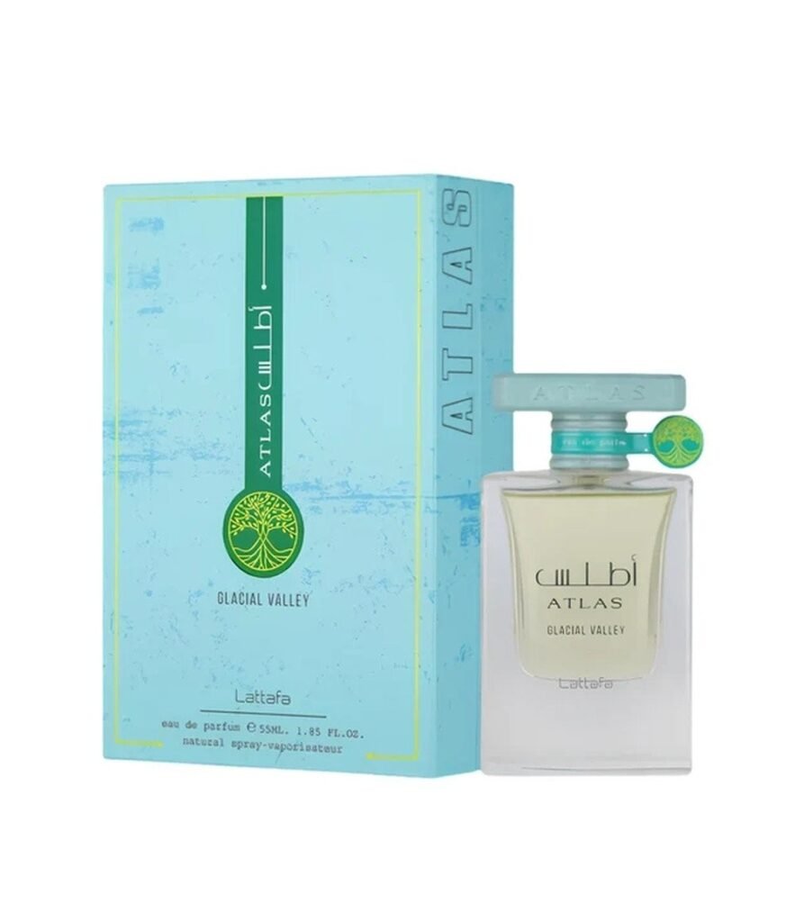 Lattafa Atlas Glacial Valley by Lattafa 55ml Eau De Parfum — bottle photo