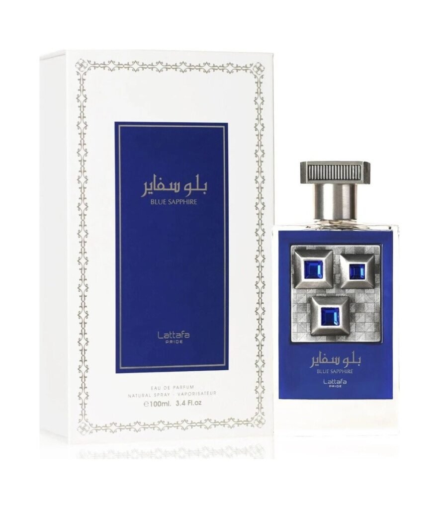 Lattafa Blue Sapphire Pride by Lattafa 100ml Eau De Parfum — bottle photo