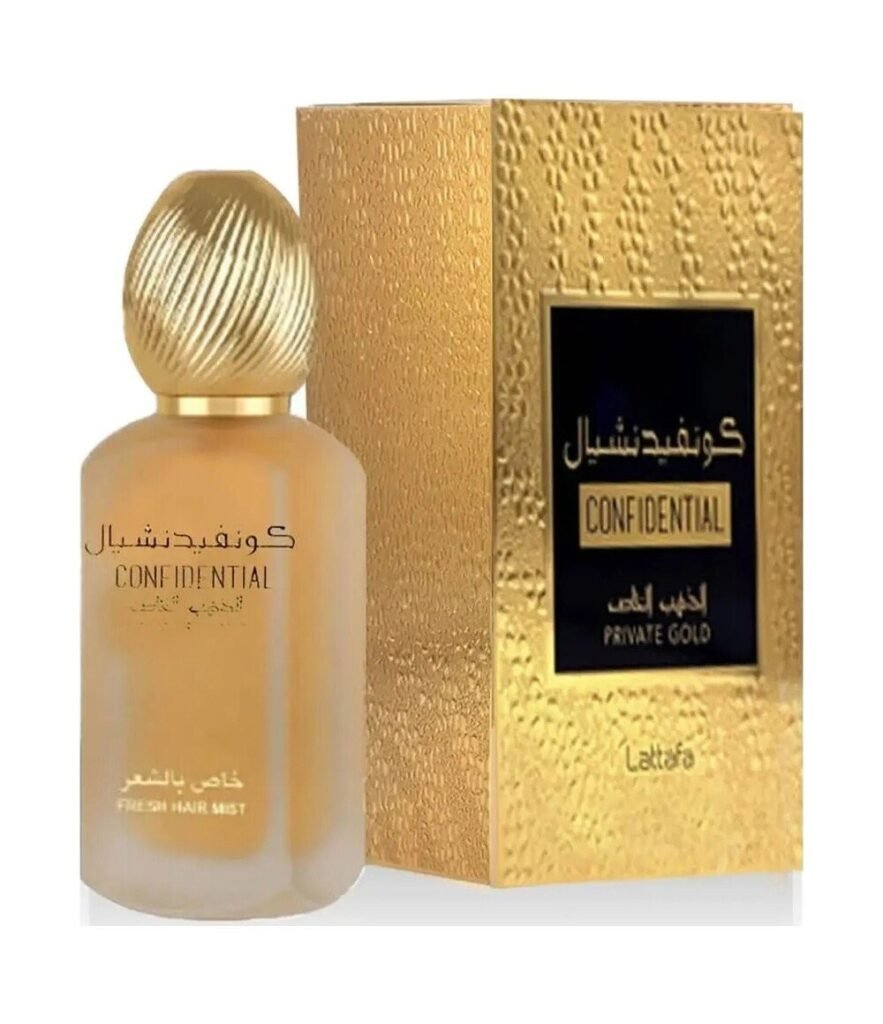 Confidential Private Gold Hair Mist by Lattafa 50ml