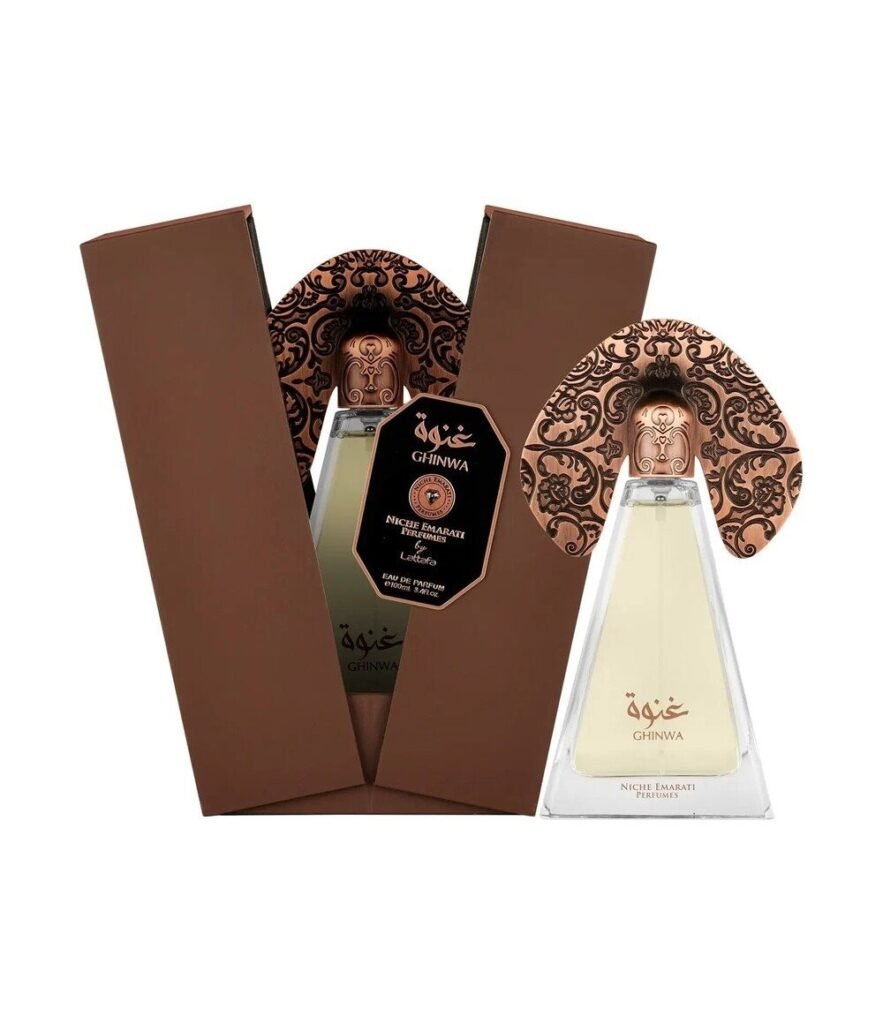Lattafa Ghinwa Niche Emarati by Lattafa 100ml Eau De Parfum — bottle photo