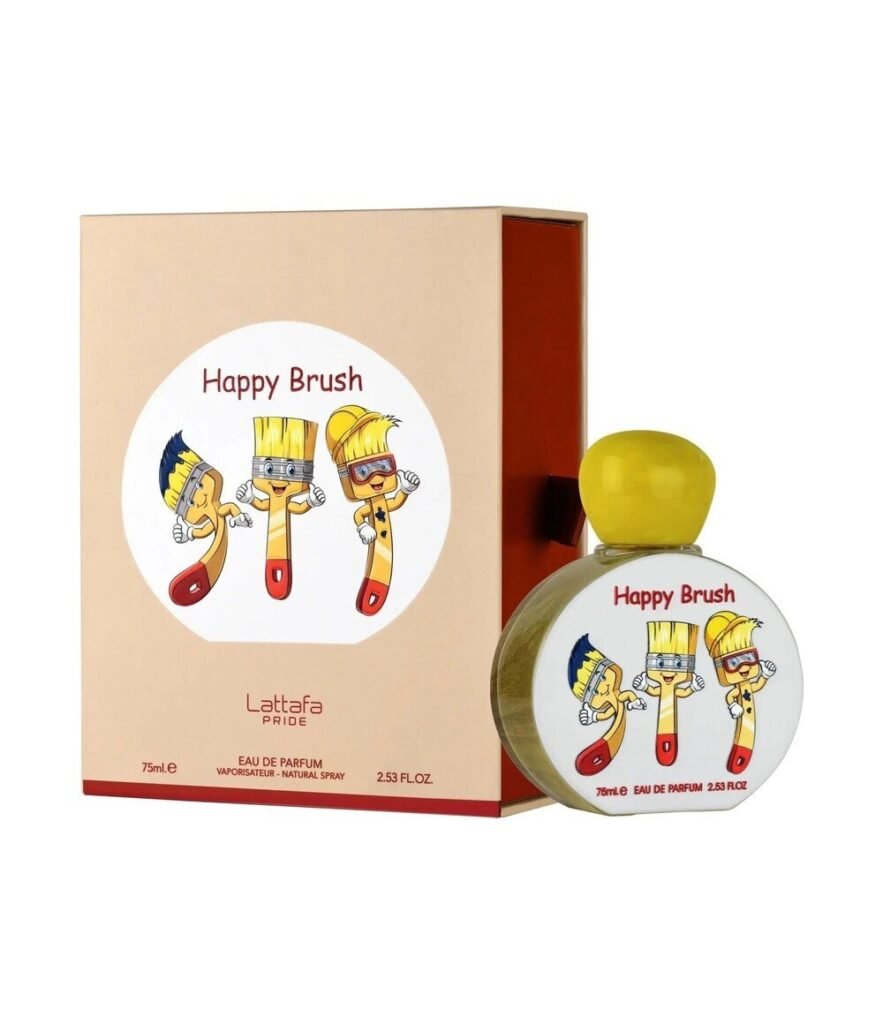 Lattafa Happy Brush Kids by Lattafa 75ml Eau De Parfum — bottle photo