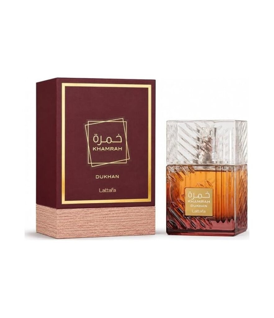 Lattafa Khamrah Dukhan by Lattafa 100ml Eau De Parfum — bottle photo
