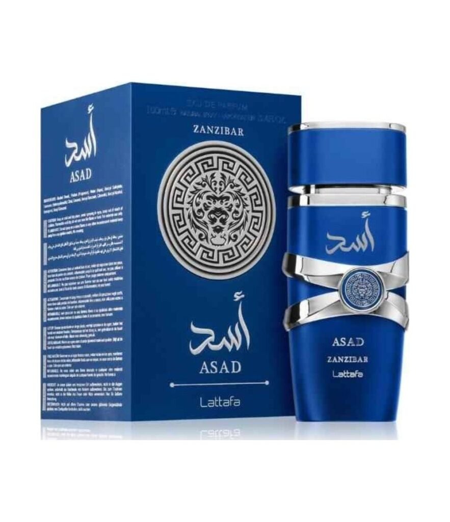 Lattafa Asad Zanzibar by Lattafa 100ml Eau De Parfum — bottle photo