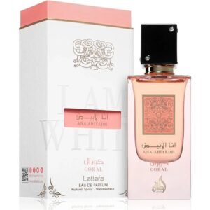 Lattafa Ana Abiyedh Coral by Lattafa 60ml Eau De Parfum — bottle photo