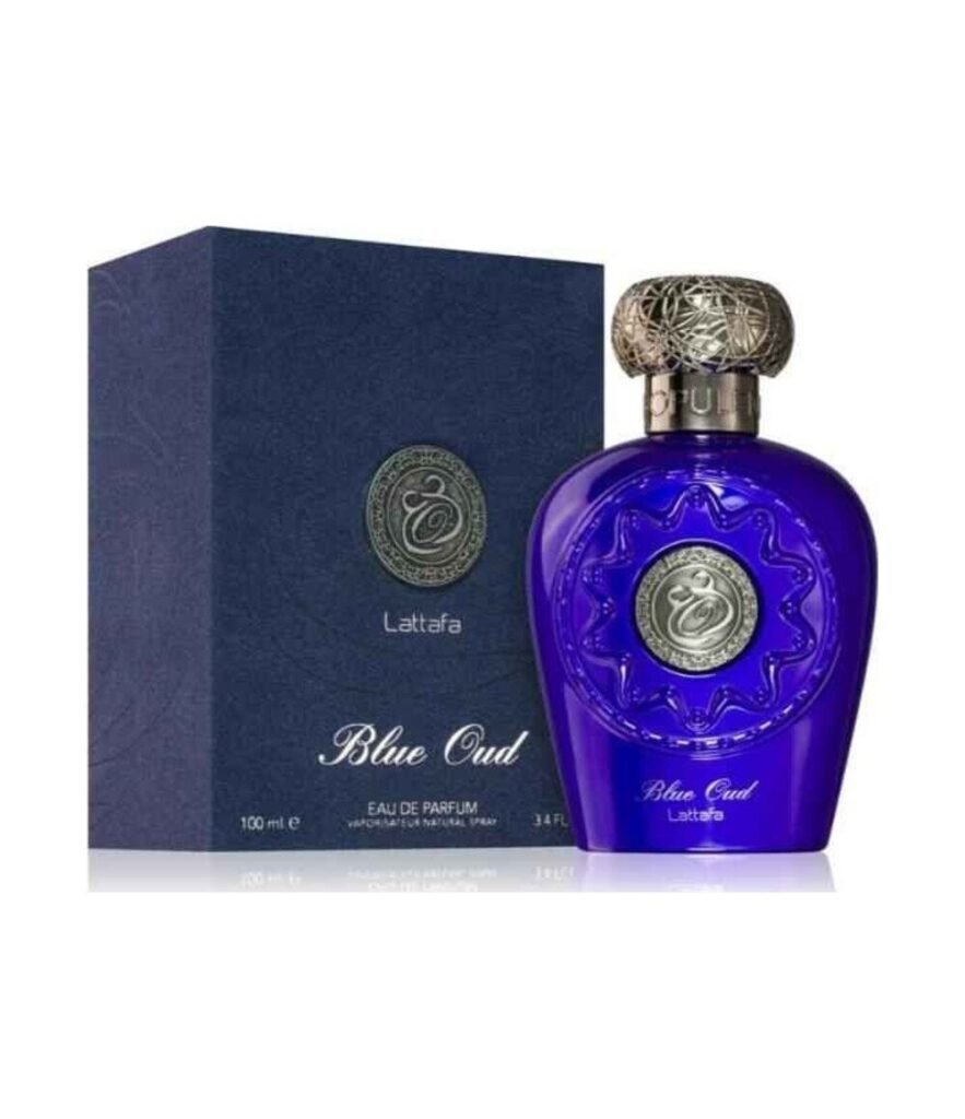 Lattafa Opulent Blue Oud by Lattafa 100ml Eau De Parfum — bottle photo