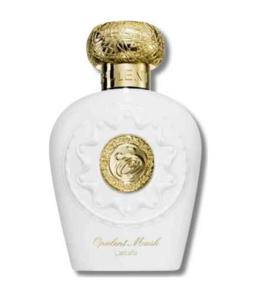 Lattafa Opulent Musk White by Lattafa 100ml Eau De Parfum — bottle photo