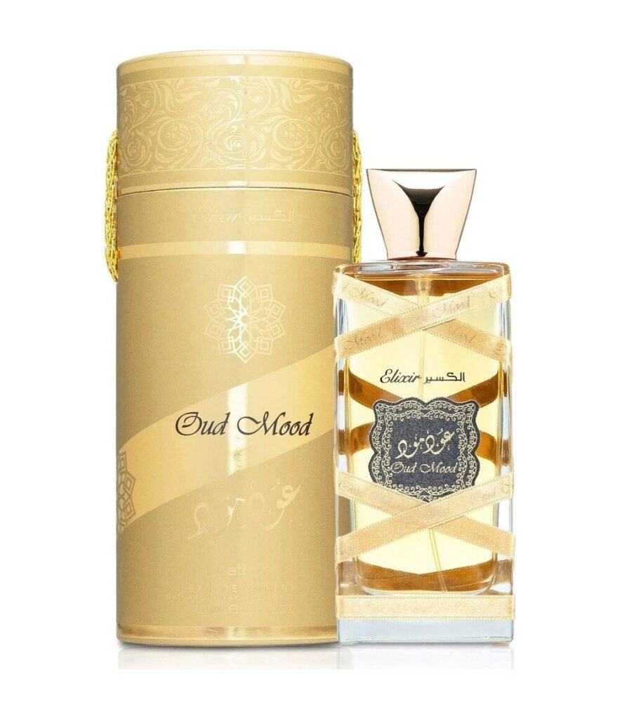 Lattafa Oud Mood Elixir by Lattafa 100ml Eau De Parfum — bottle photo