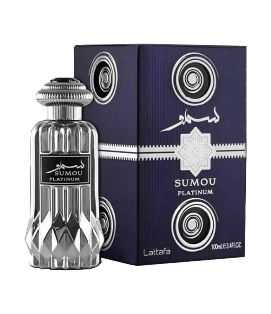 Lattafa Sumou Platinum by Lattafa 100ml Eau De Parfum — bottle photo