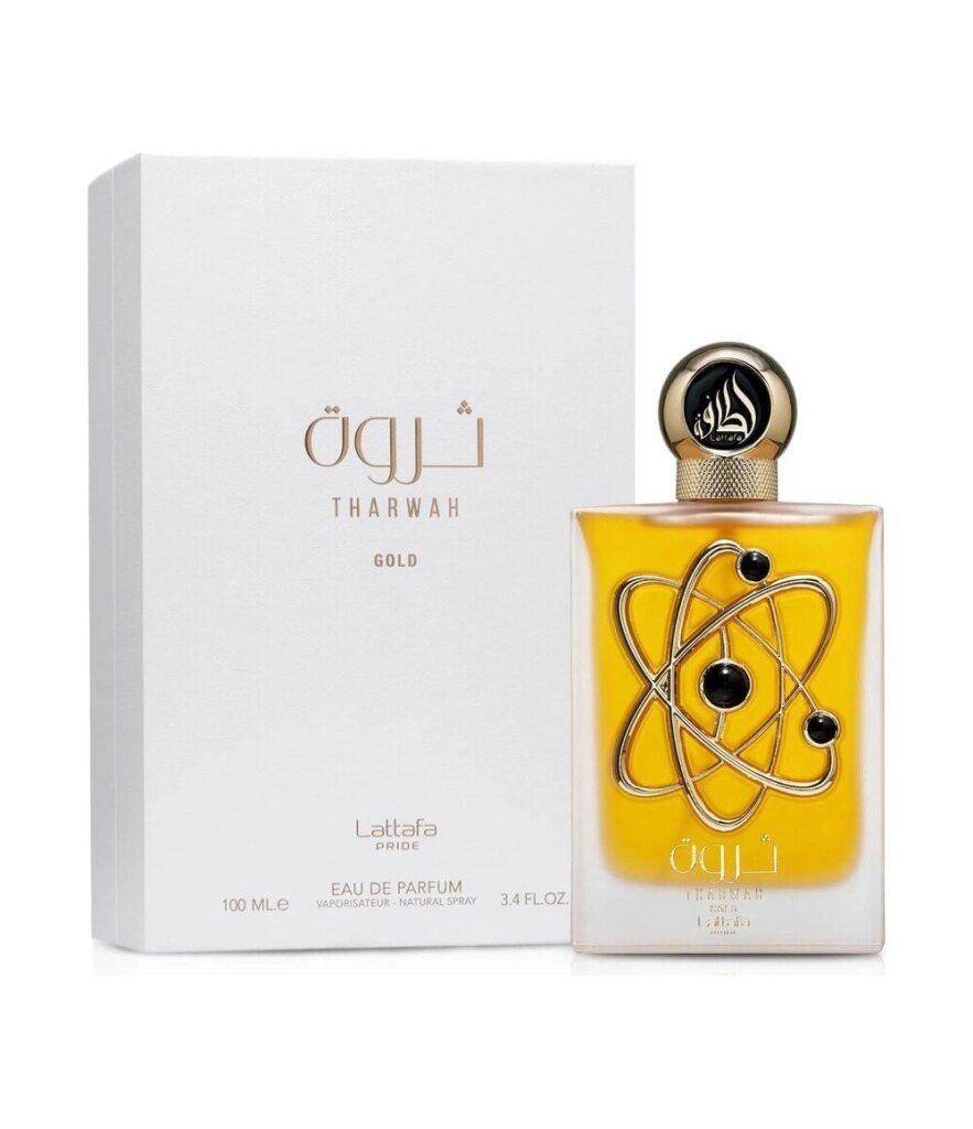 Lattafa Tharwah Gold Pride by Lattafa 100ml Eau De Parfum — bottle photo