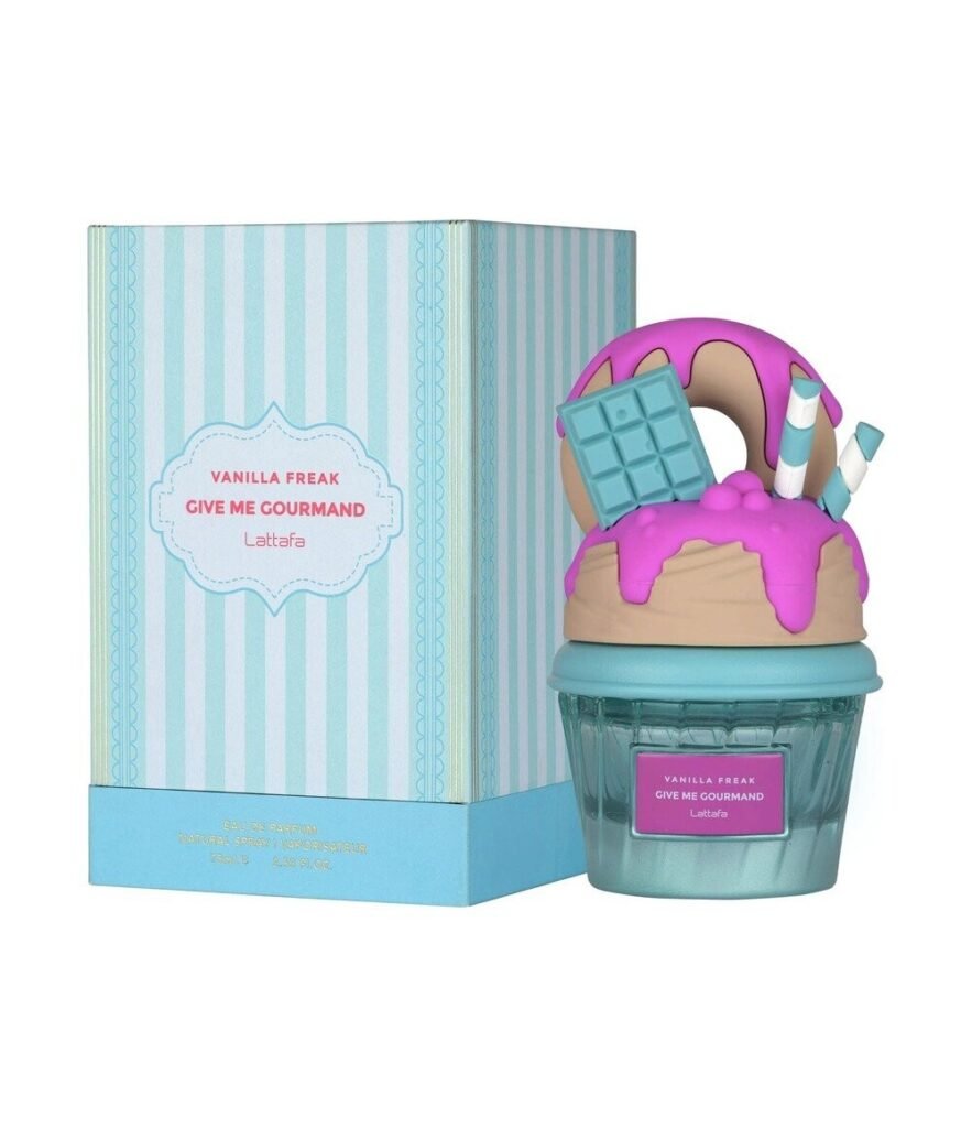 Lattafa Give Me Gourmand Vanilla Freak by Lattafa 75ml Eau De Parfum — bottle photo