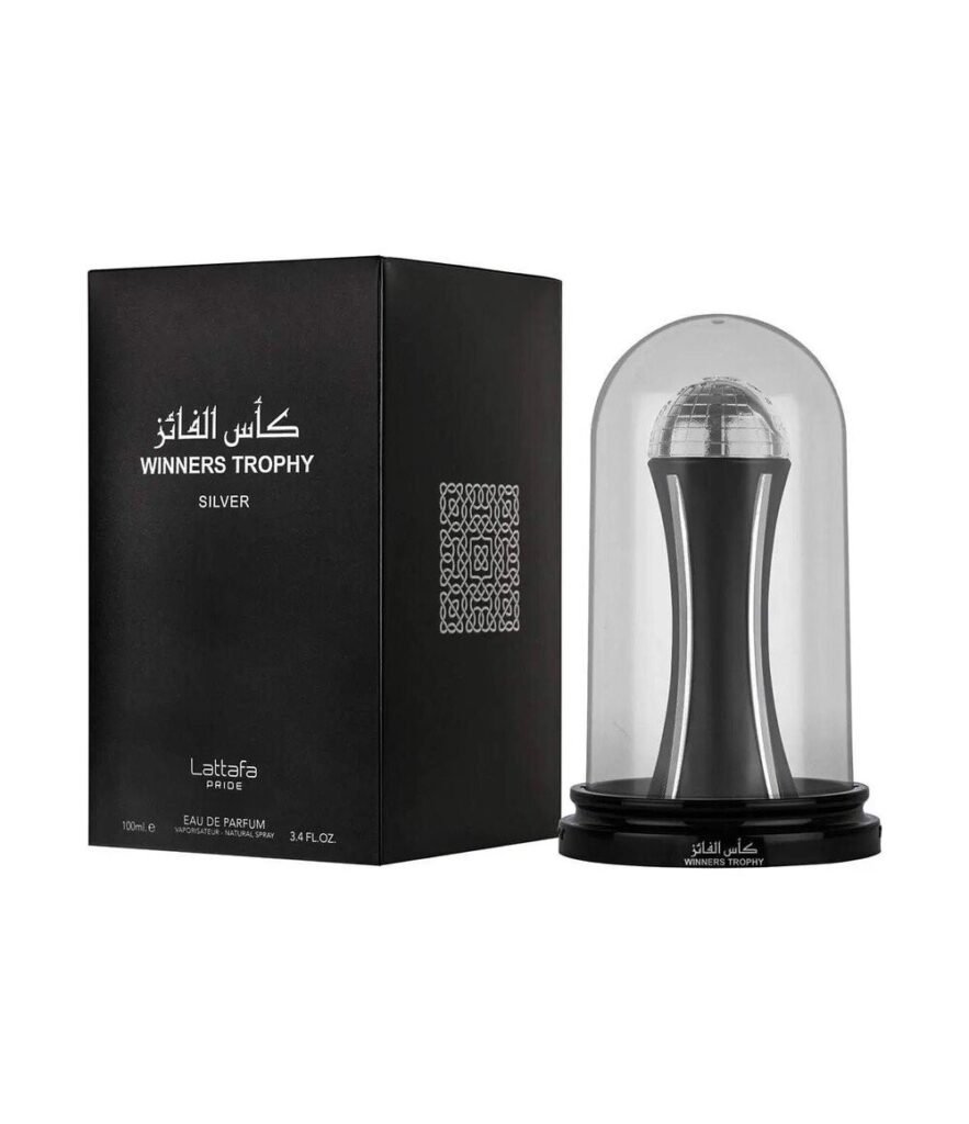Lattafa Winners Trophy Silver Pride by Lattafa 100ml Eau De Parfum — bottle photo