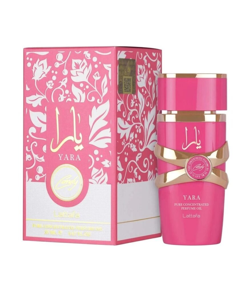 Lattafa Yara Candy by Lattafa 20ml Perfume Oil — bottle photo